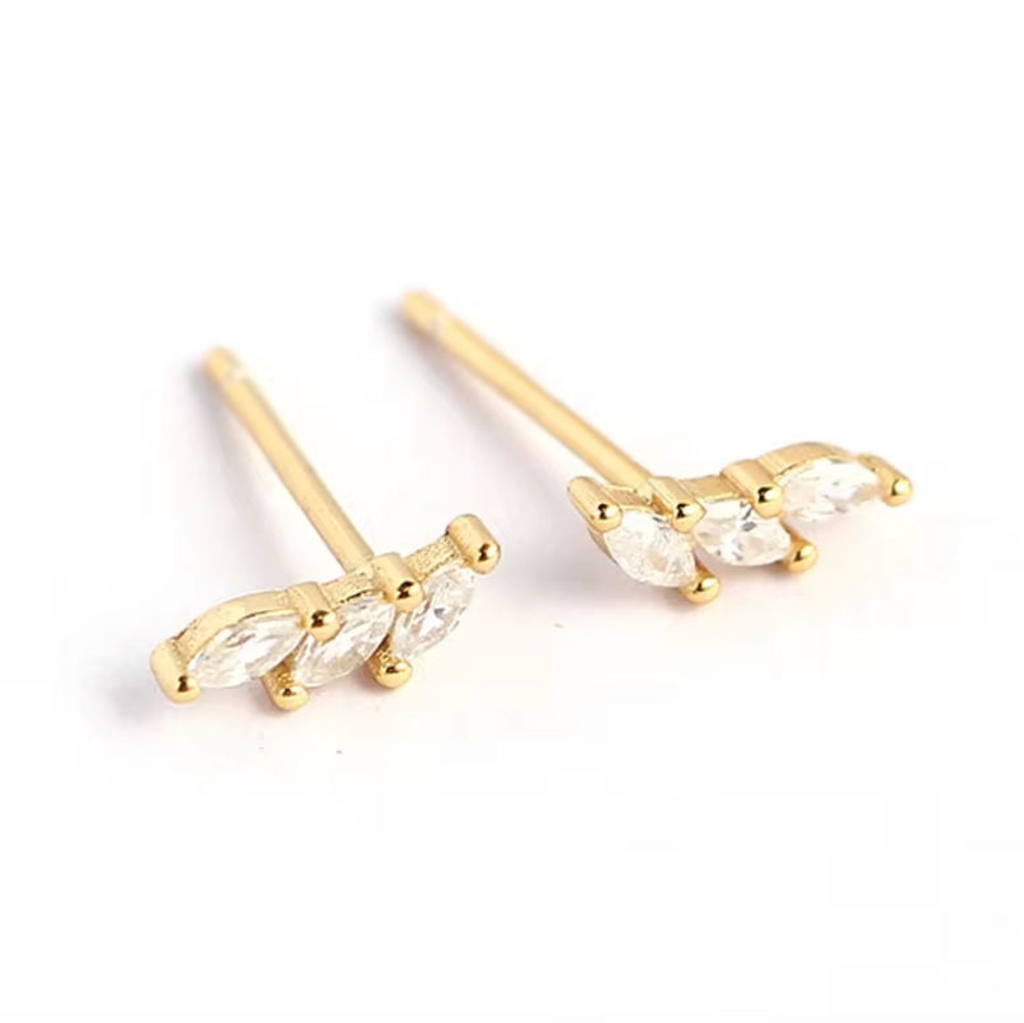 Minimalist Sparkling Mini Earrings